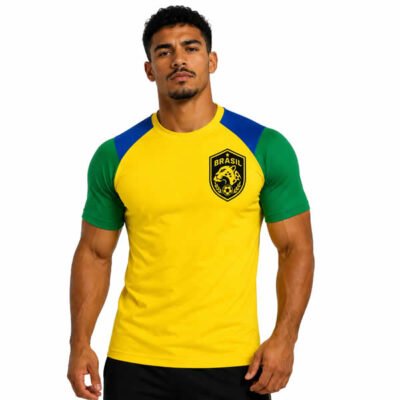 Playera Mundialista Brasil - Jersey Deportiva Premium